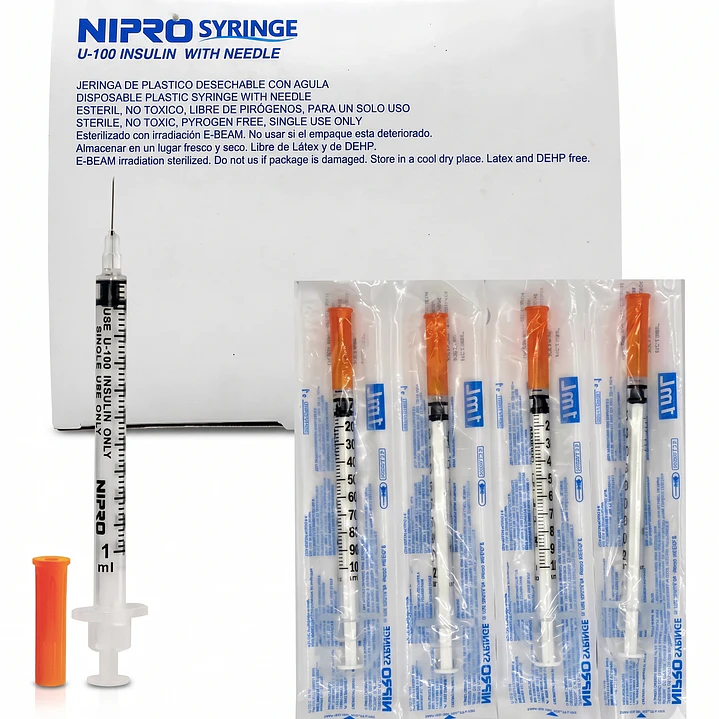 Aguja Lapiz Insulina 31G x 6mm 100 un. Nipro 1