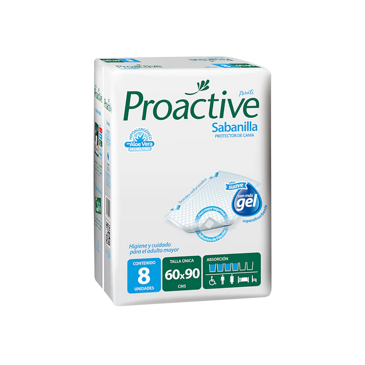 Sabanilla, Protector de Cama proactive 8 unidades 1
