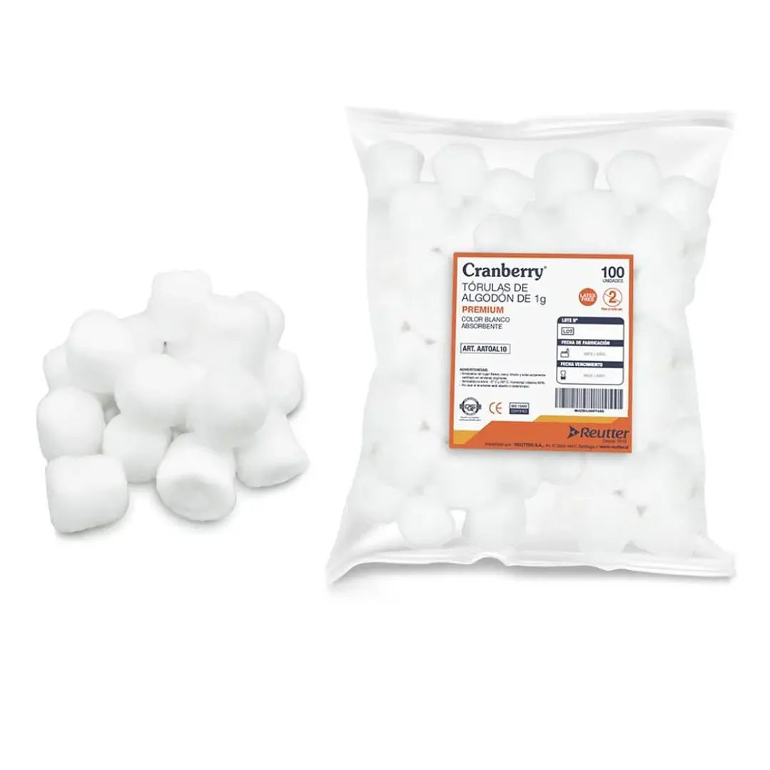 Torula Algodón Bolsa 100 unidades  1