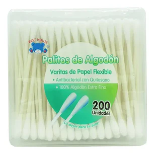 Palitos de Algodon Cotonitos 200 unidades