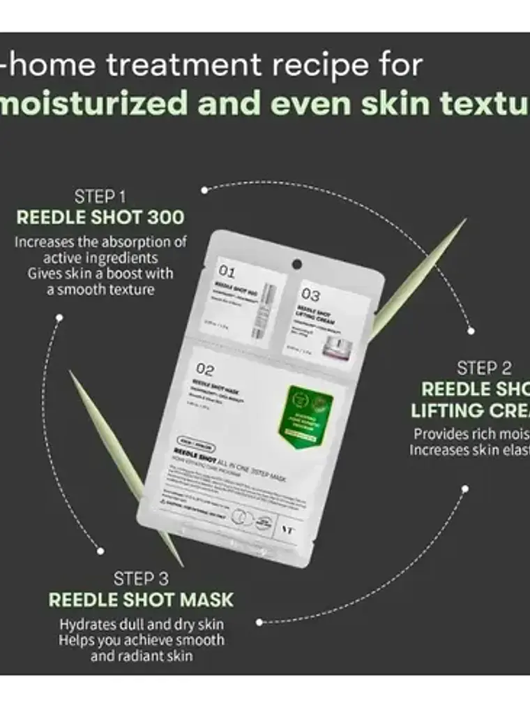 Vt - Reedle Shot All In One 3 Step Mask Todo Tipo De Piel Noche 2