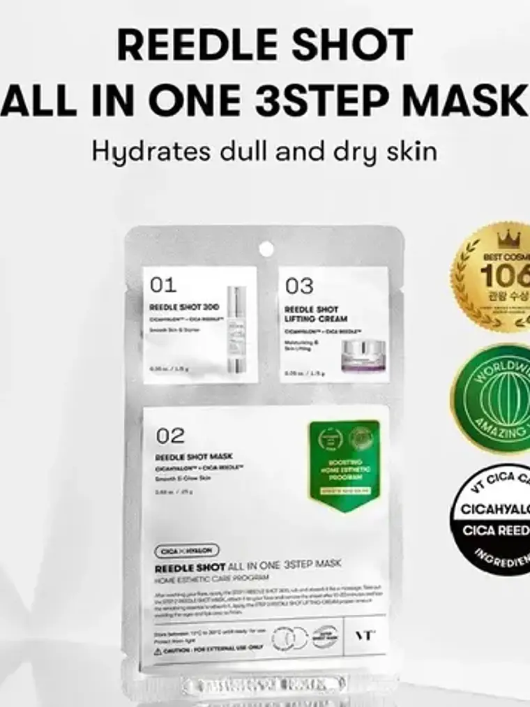 Vt - Reedle Shot All In One 3 Step Mask Todo Tipo De Piel Noche 3