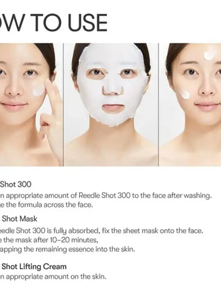 Vt - Reedle Shot All In One 3 Step Mask Todo Tipo De Piel Noche 4