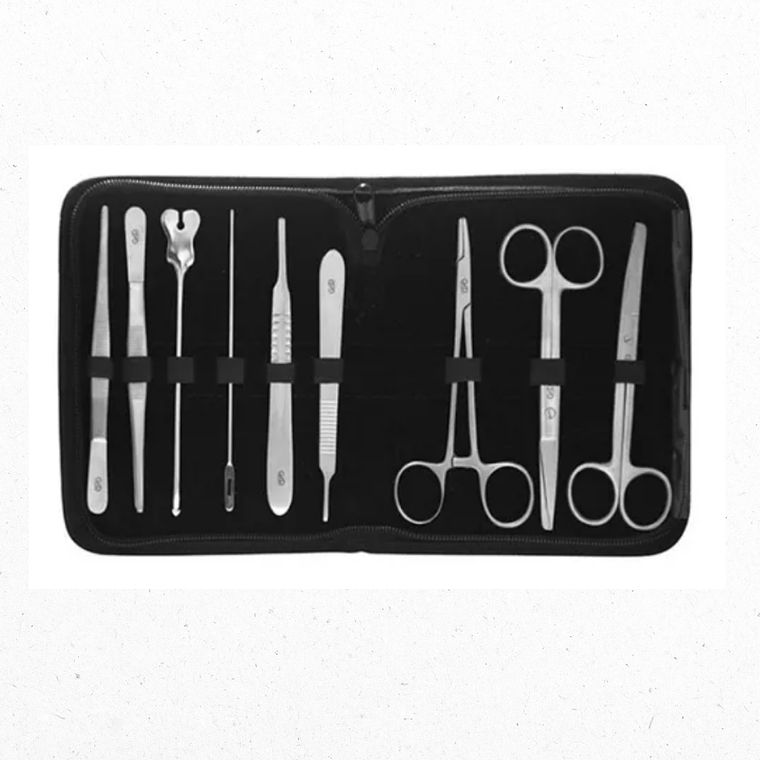Kit / Equipo De Disección 9 Piezas  1