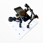 Simulador de laparoscopia portable abierto articulado 1