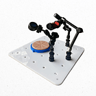 Simulador de laparoscopia portable abierto articulado 2