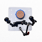 Simulador de laparoscopia portable abierto articulado 3