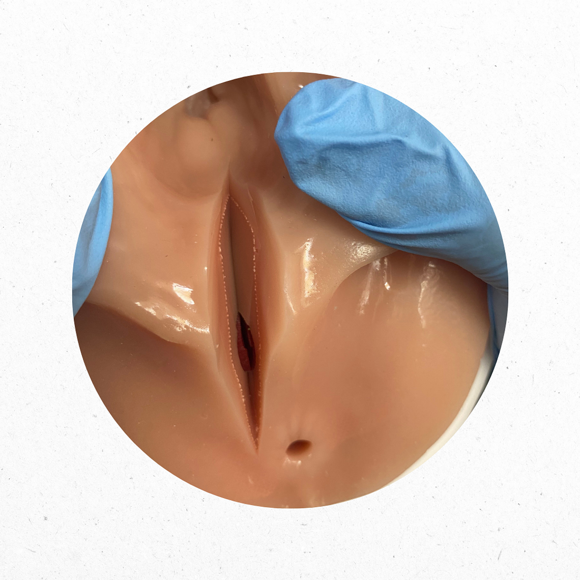 Simulador para episiotomía + episiorrafia 2