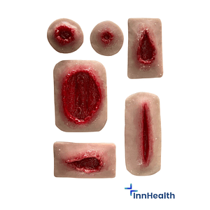 Heridas traumáticas simuladas x 6