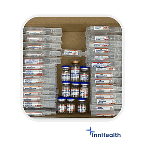 Kit de medicamentos simulados de carro de paro