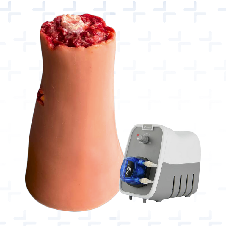 Simulador Muslo Control de Hemorragias con Bomba Pulsatil  1