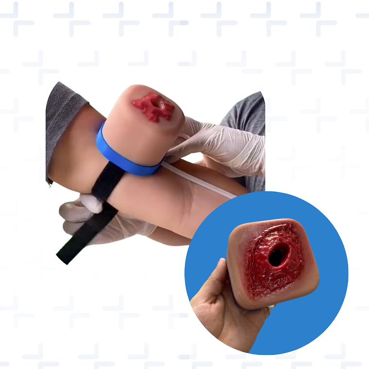 Simulador control de hemorragias portable 2