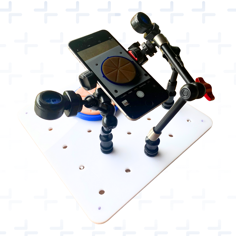 Simulador de laparoscopia portable abierto articulado 1