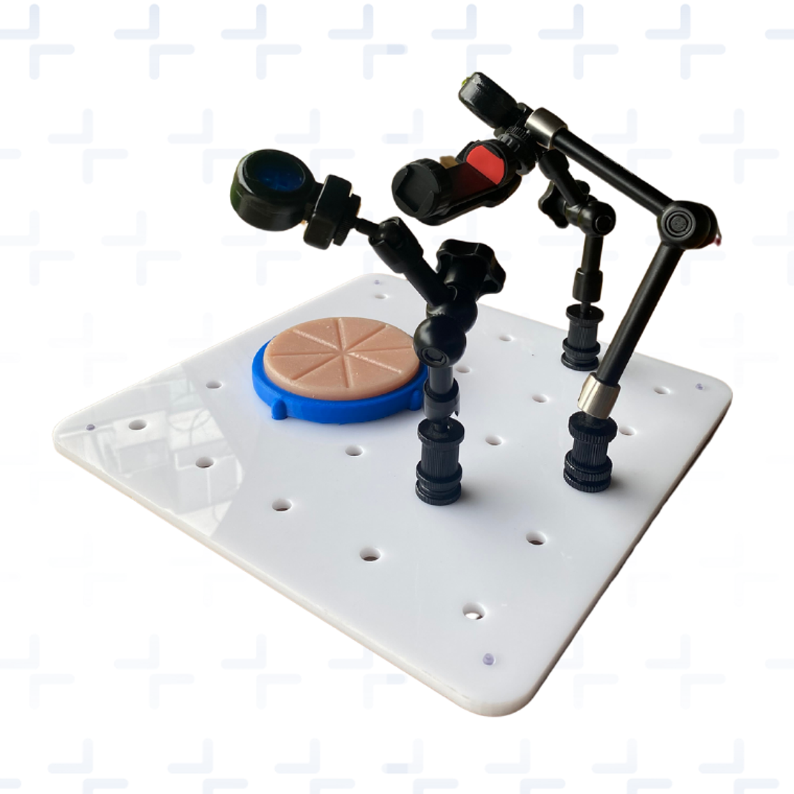 Simulador de laparoscopia portable abierto articulado 2