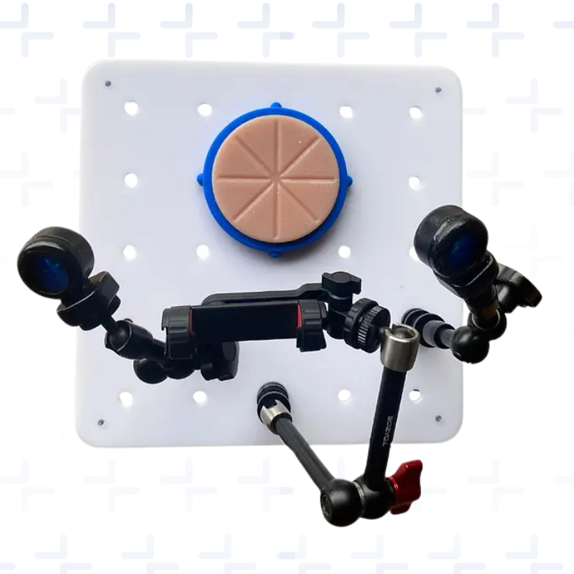 Simulador de laparoscopia portable abierto articulado 3