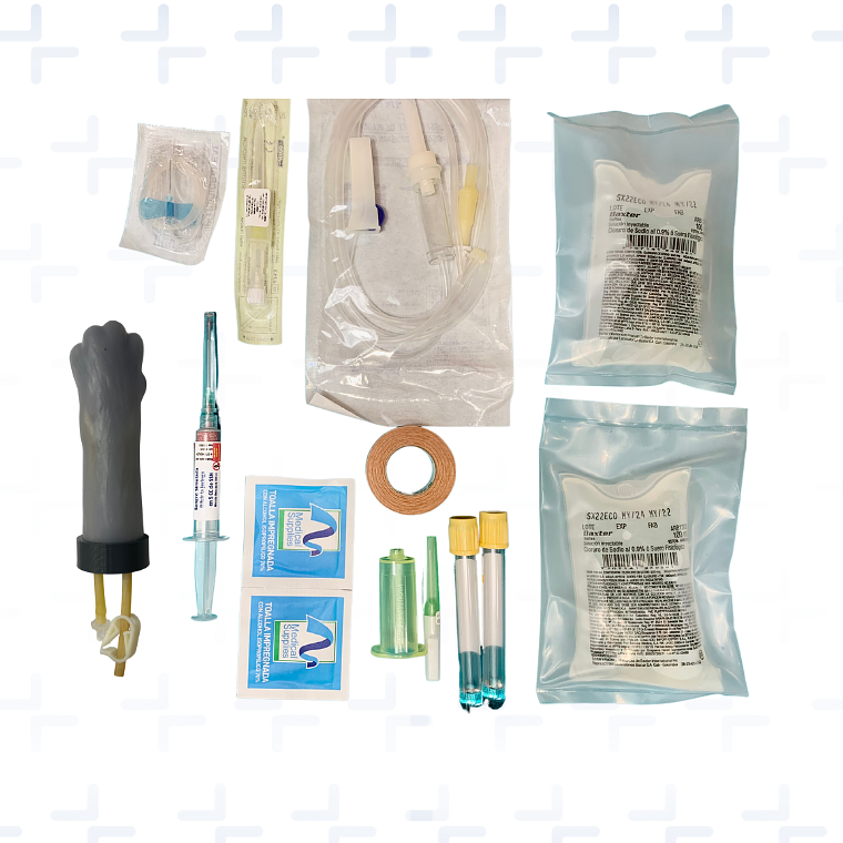 Kit simulador venopunción veterinaria - Gato  1