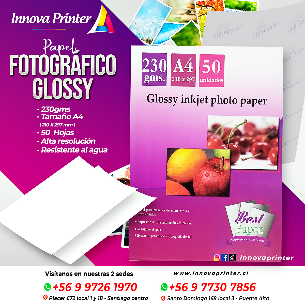 GLOSSY A4 230gms