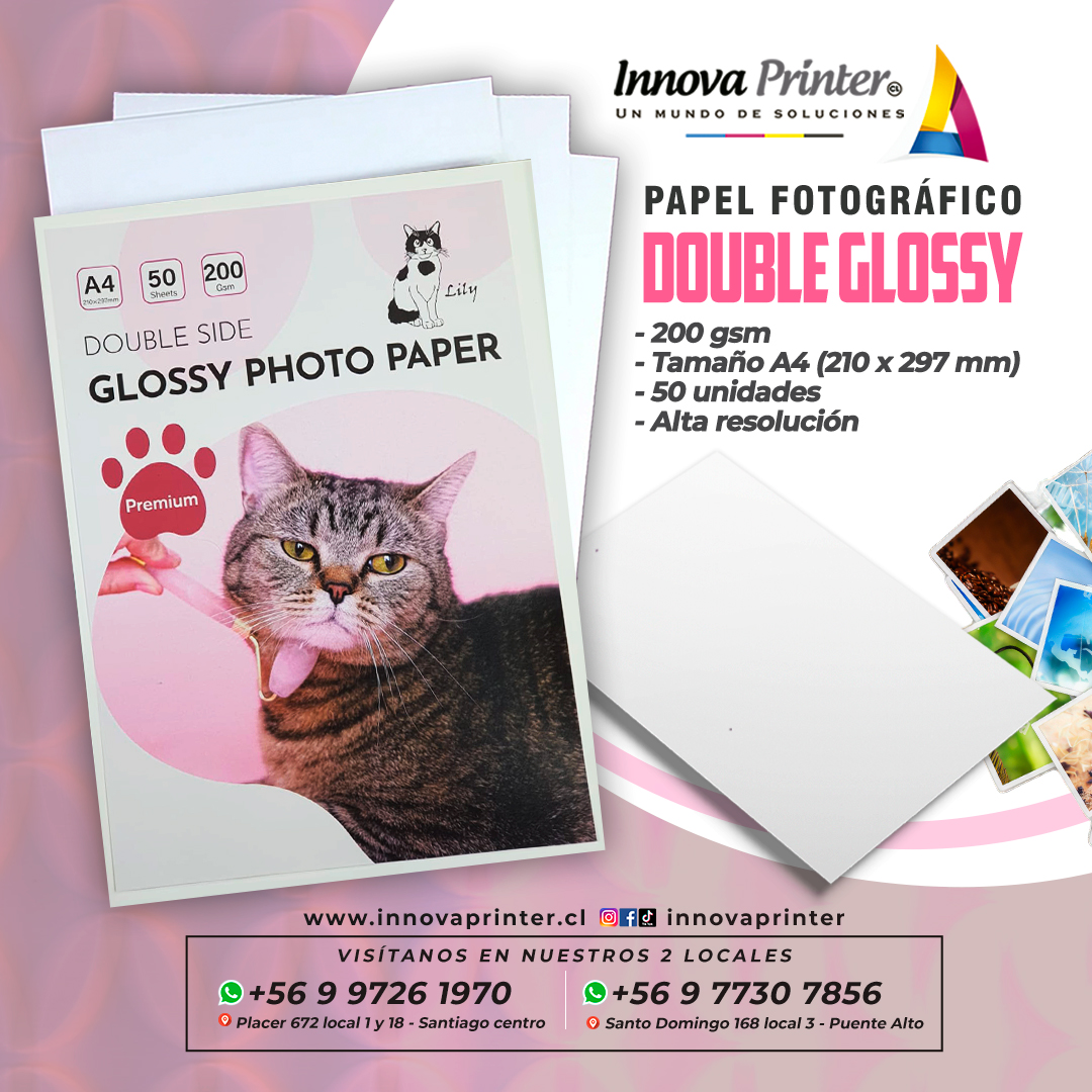DOBLE GLOSSY A4 200G