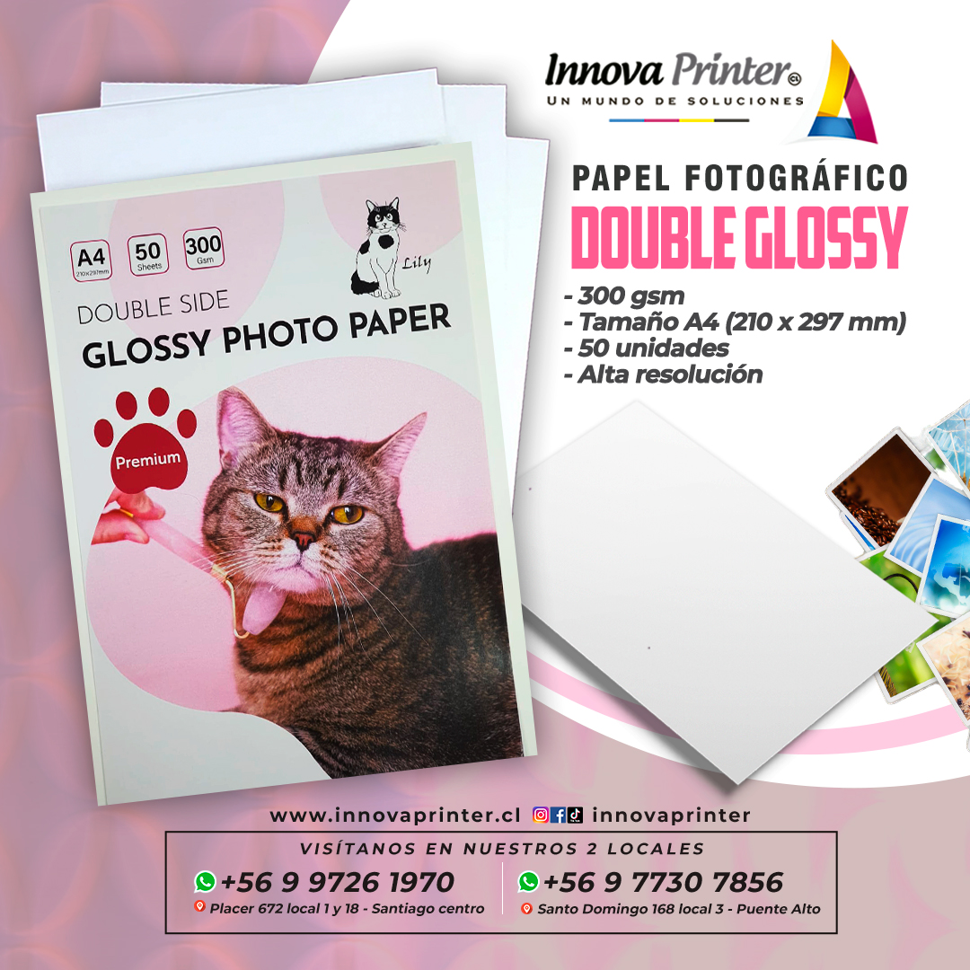 DOBLE GLOSSY A4 300G