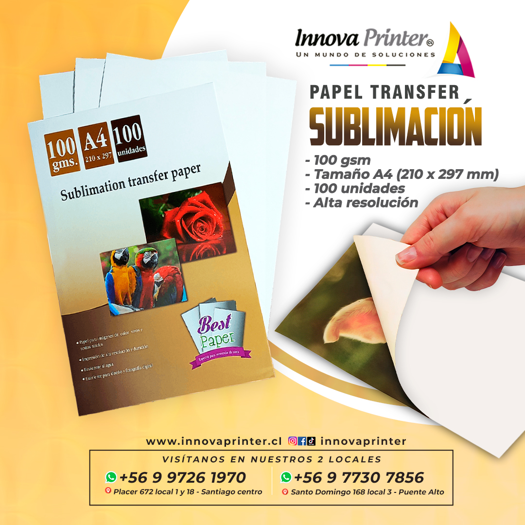 SUBLIMACION A4 100 GMS