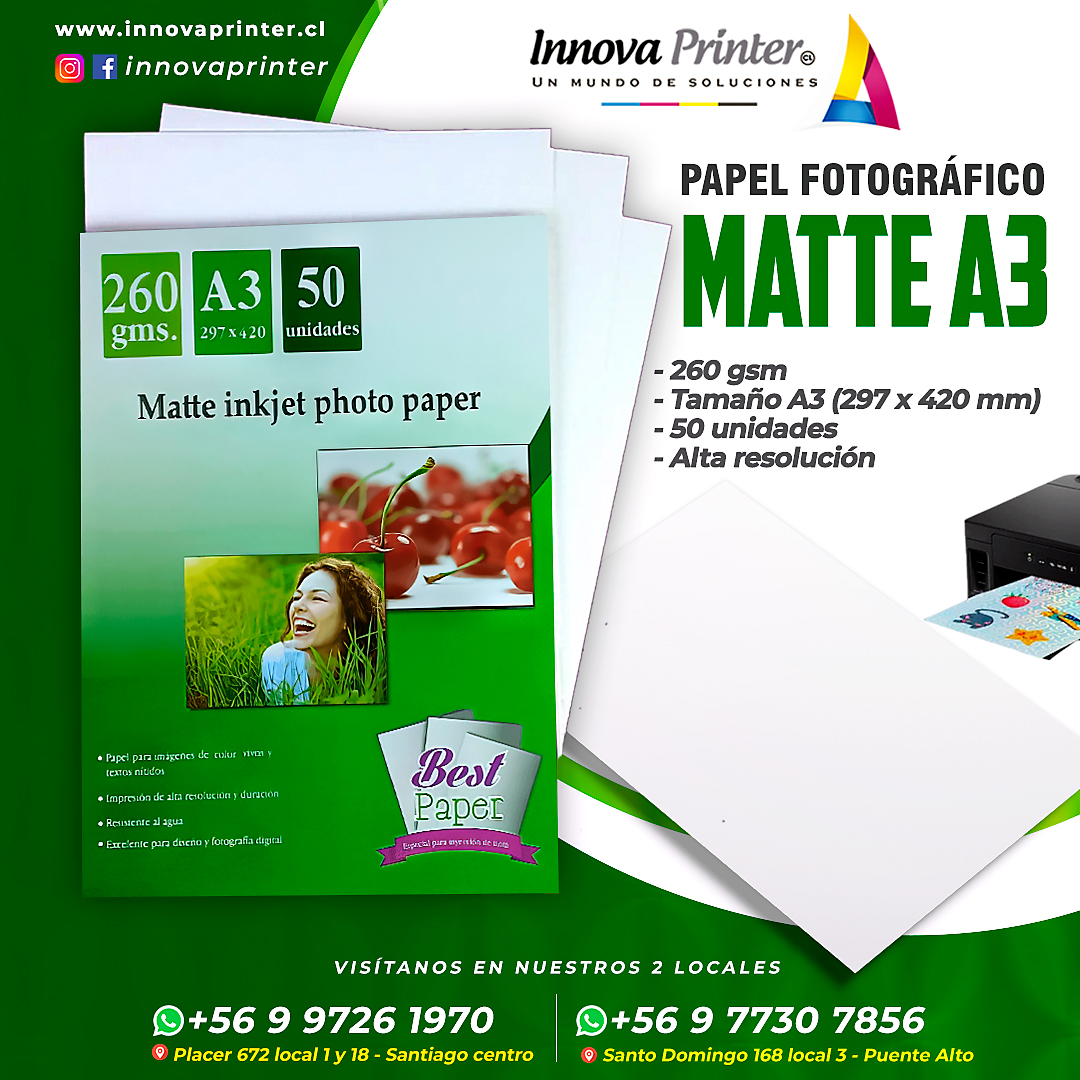 MATTE A3 260 GMS