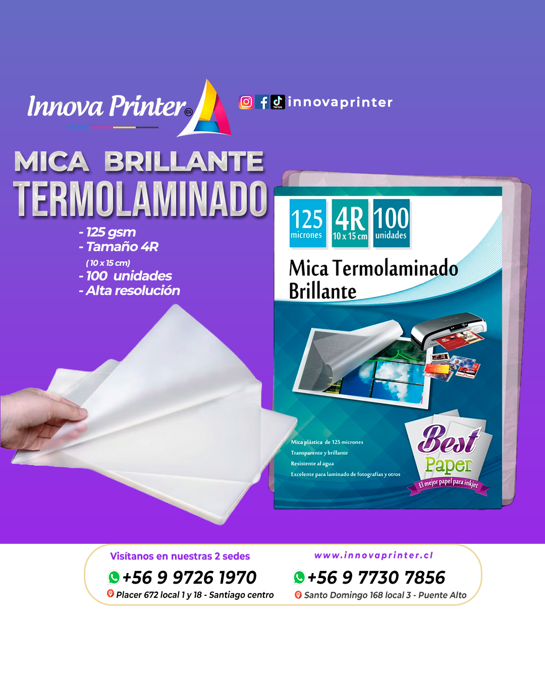 PLASTIFICADO 4R 125MM