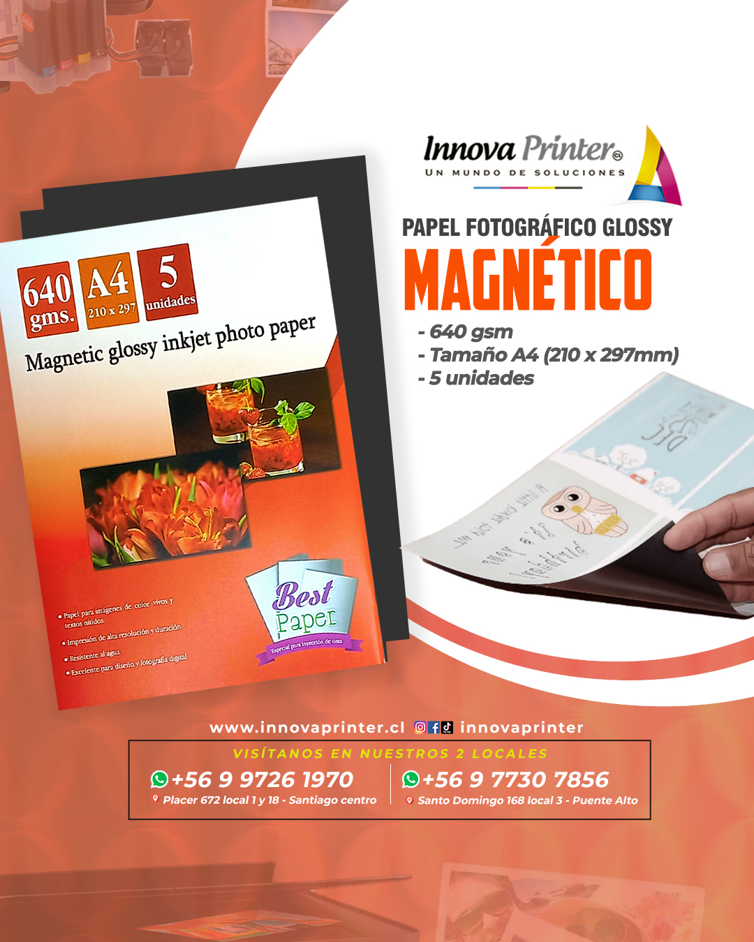 IMANTADO GLOSSY A4 640 GMS