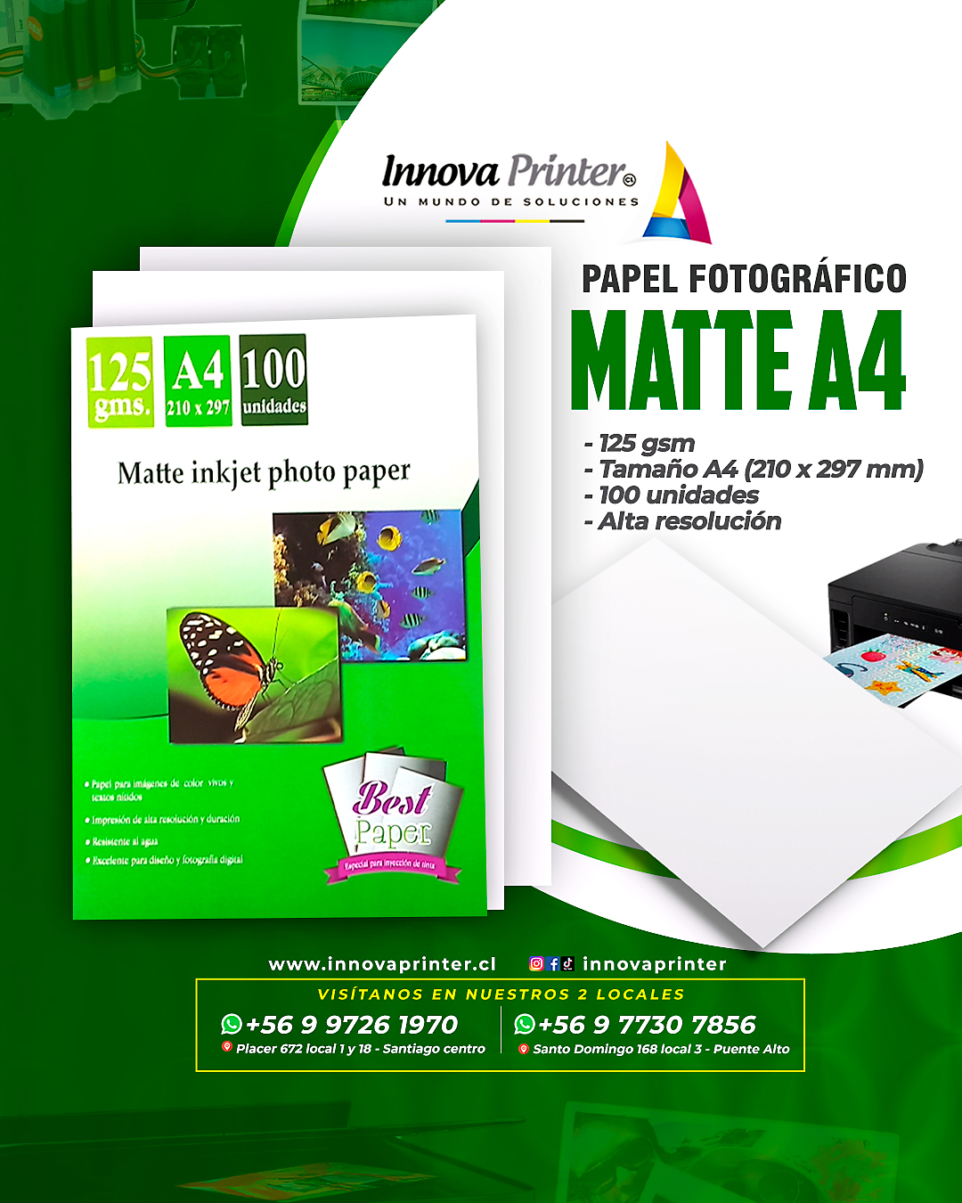 MATTE A4 125 GMS