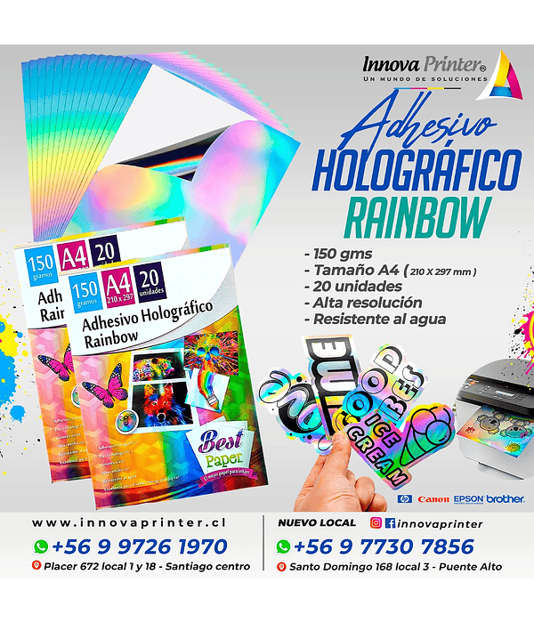 ADHESIVO ARCOIRIS