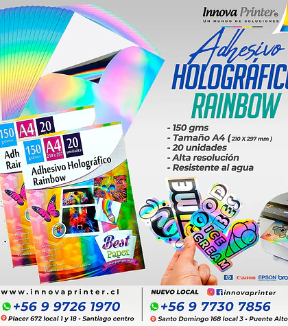 ADHESIVO ARCOIRIS
