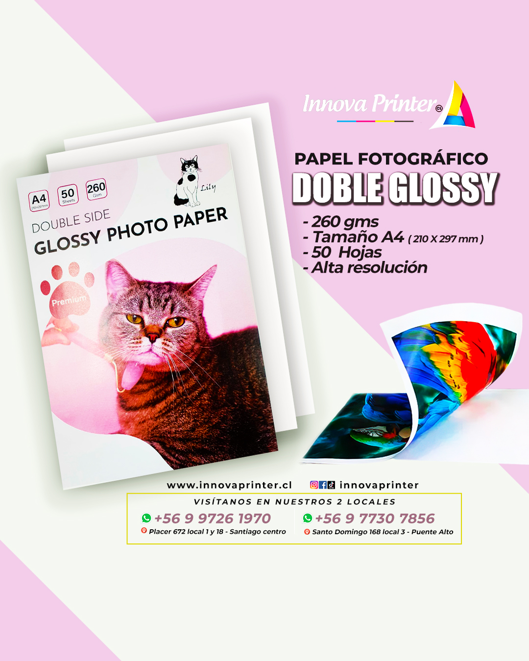DOBLE GLOSSY A4 260G