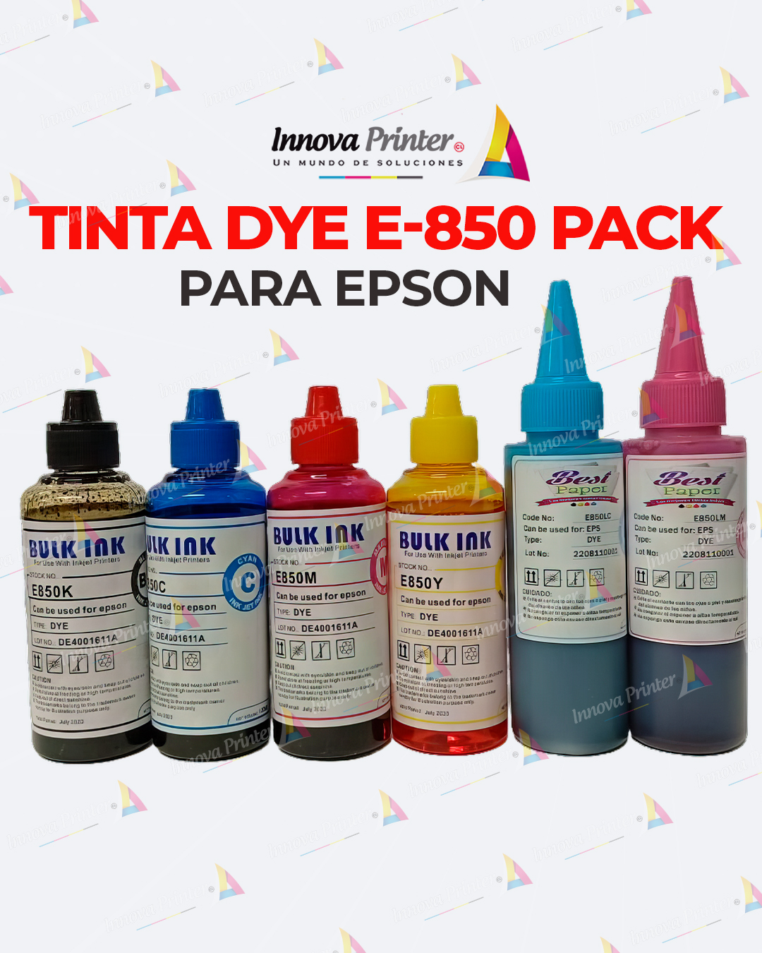TINTA EPSON DYE E-850 -PACK