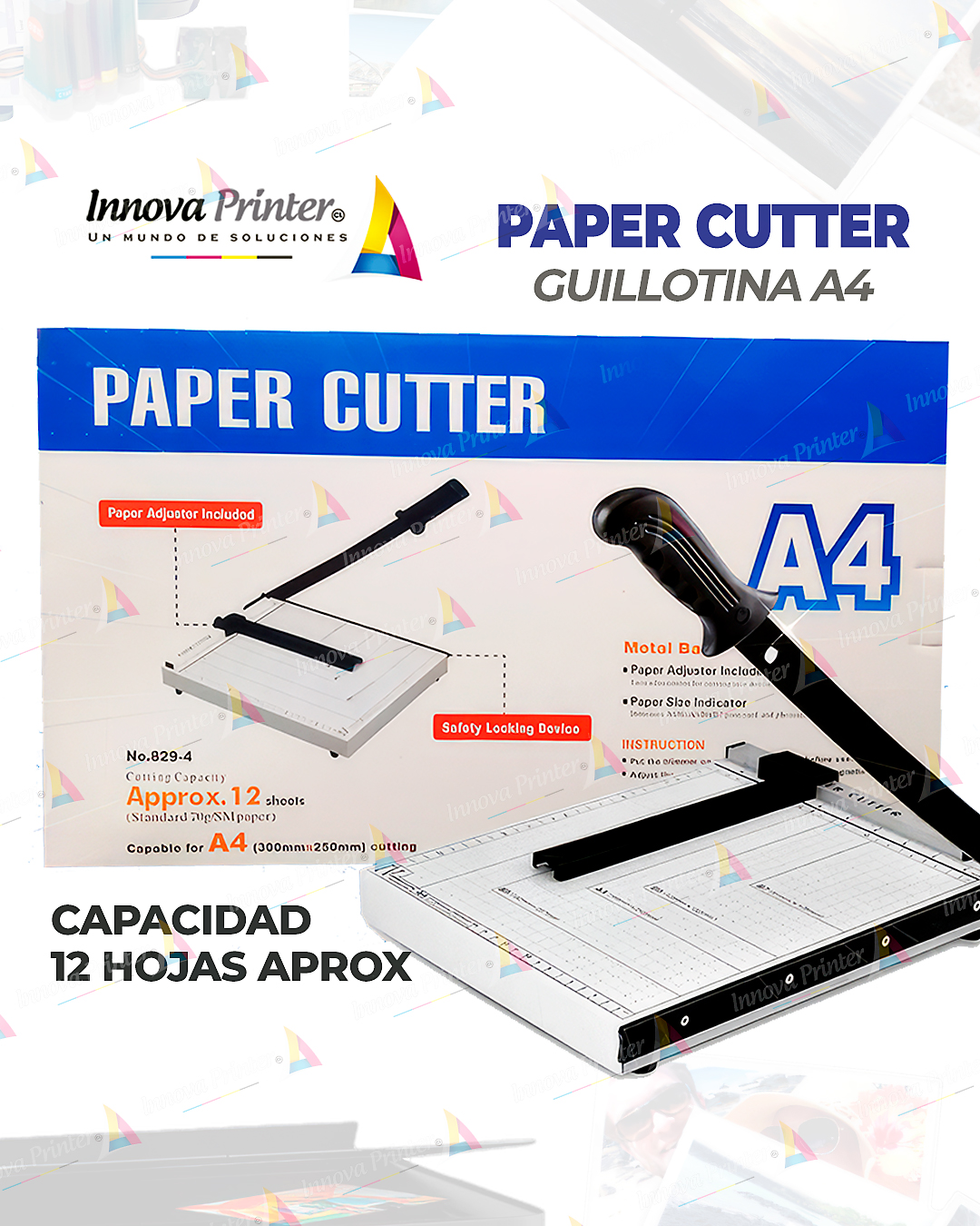 GUILLOTINA A4,MANUAL