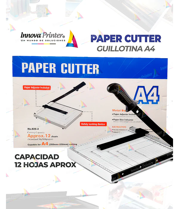 GUILLOTINA A4,MANUAL