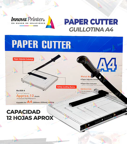 GUILLOTINA A4,MANUAL