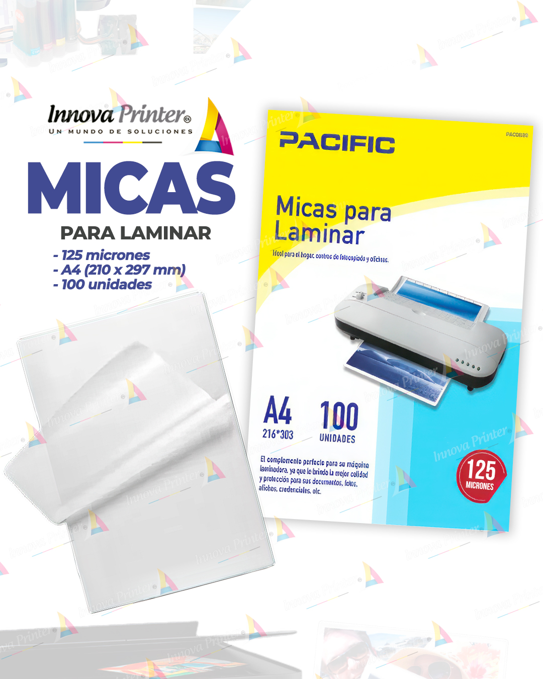 PLASTIFICADO A4 125MM