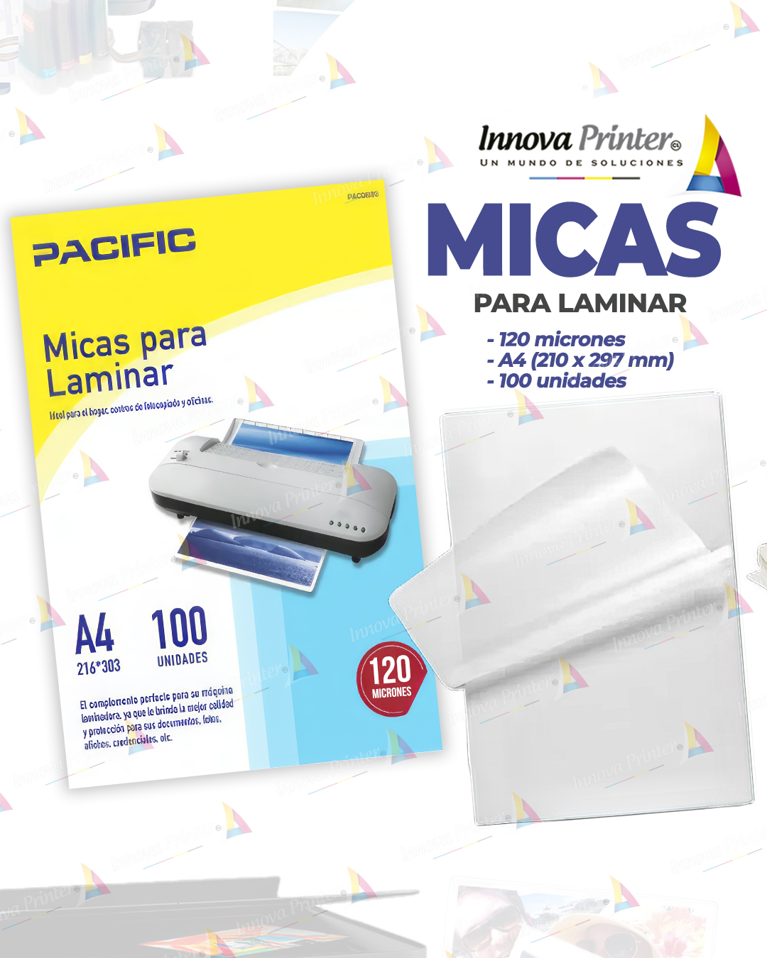 PLASTIFICADO A4 100MM