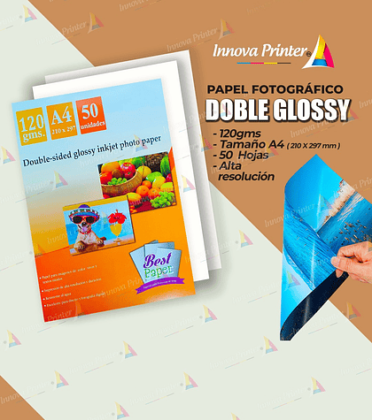 DOBLE GLOSSY A4 120G