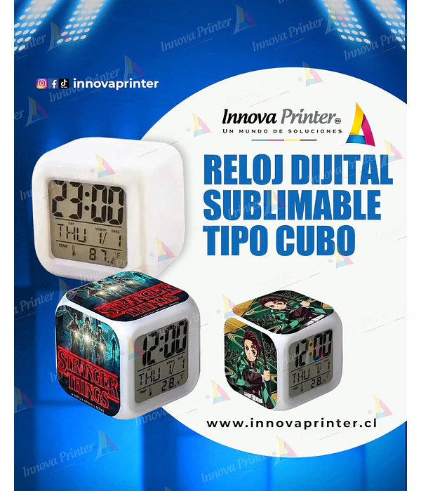 RELOJ SUBLIMABLE 