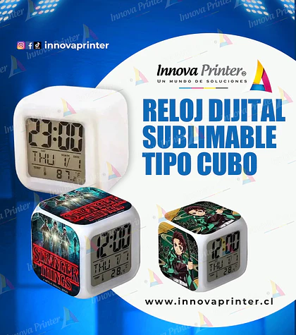 RELOJ SUBLIMABLE 