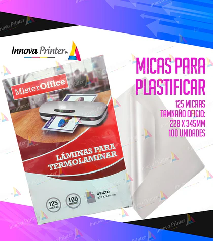 MICA TAMAÑO OFICIO 125MM