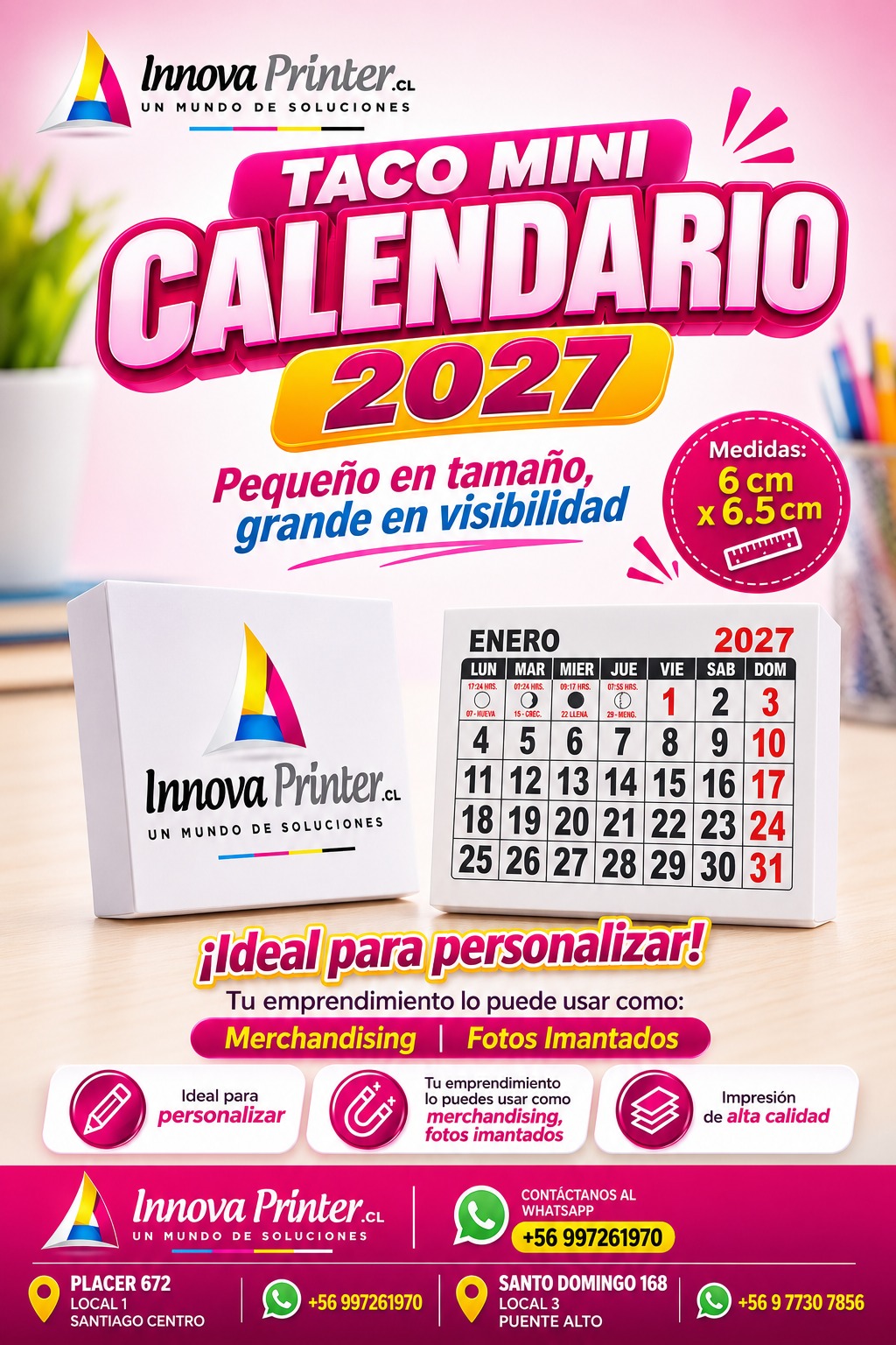 Taco mini Calendario 2027