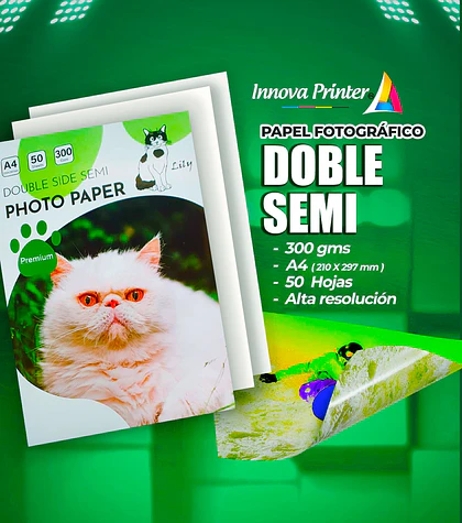 DOBLE SEMIBRILLO A4 300GMS