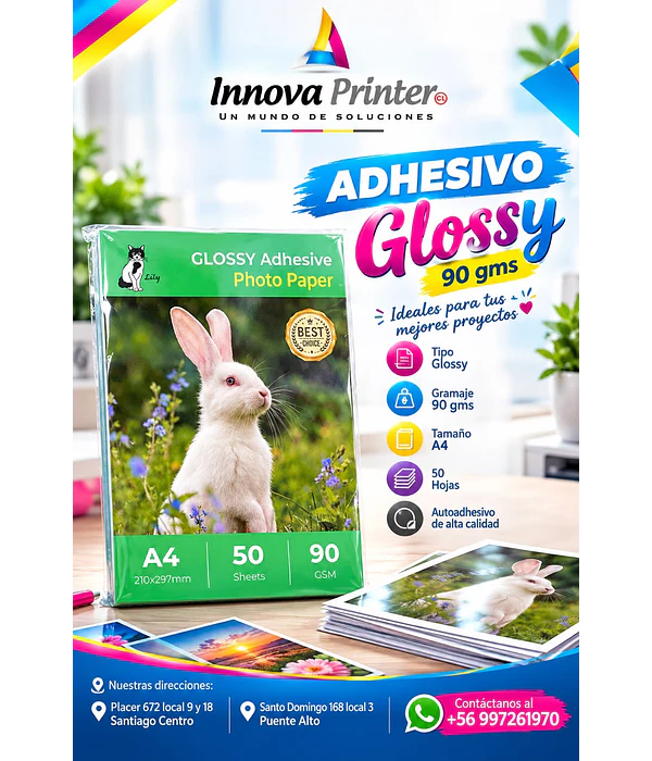 ADHESIVO GLOSSY 90GMS