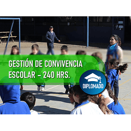 DIPLOMADO EN GESTIÓN DE CONVIVENCIA ESCOLAR (240 HRS) 