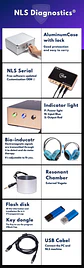 Analizador Cuántico de Resonancia Magnética NLS 18D | Bioescáner — Paquete Caja + Audífonos - Miniatura 5