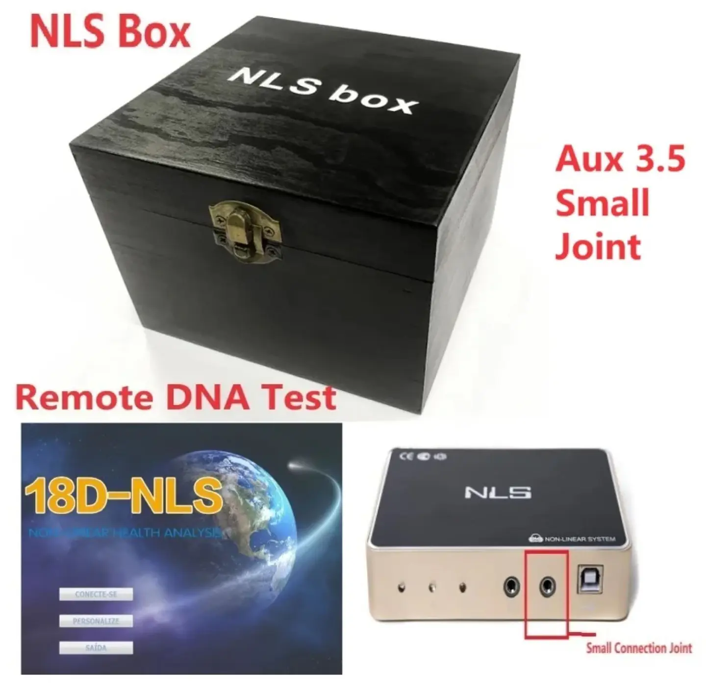 Analizador Cuántico de Resonancia Magnética NLS 18D | Bioescáner — Paquete Caja + Audífonos 8