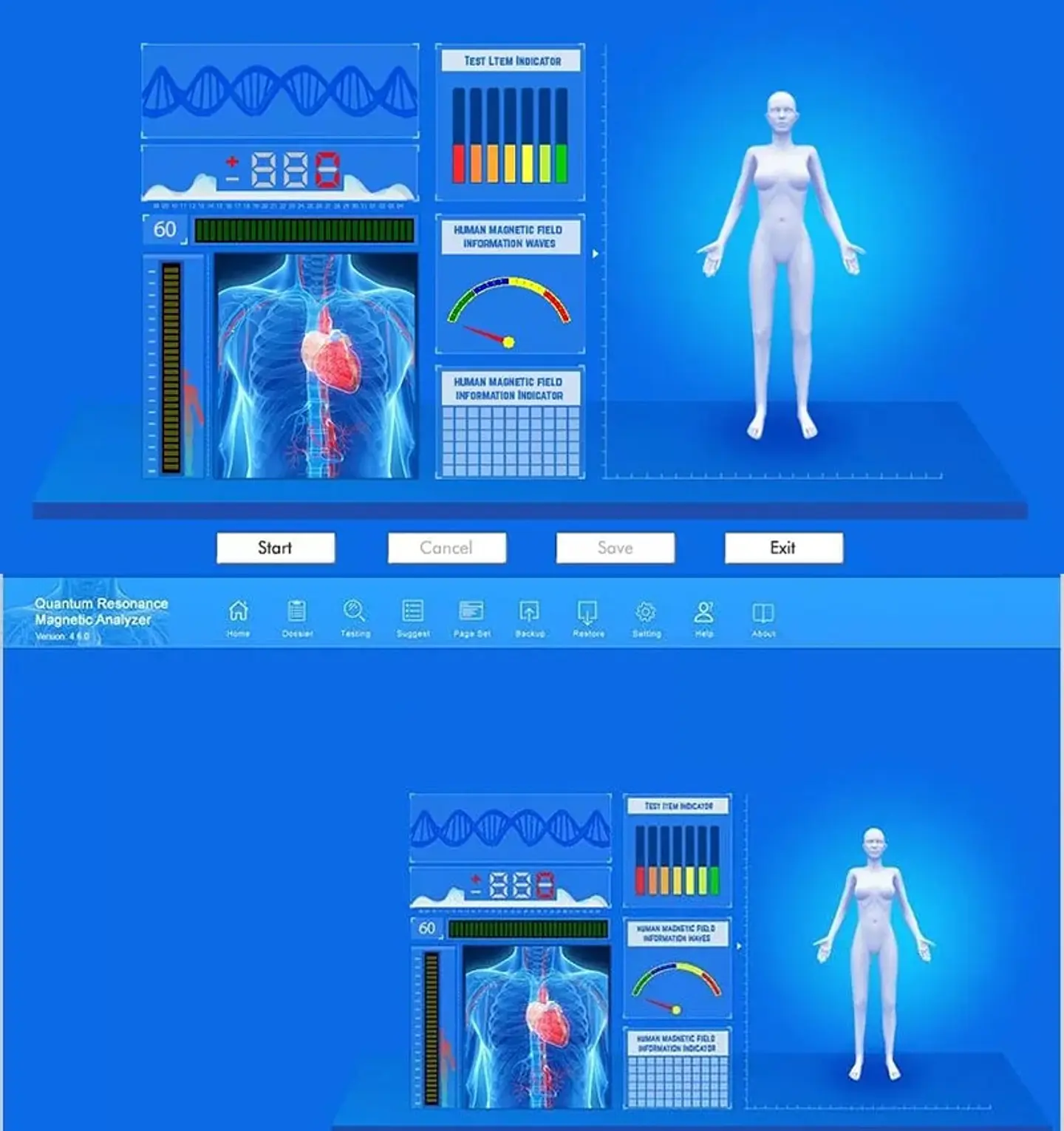 Escáner Analizador Cuántico 2026 | 62 Reportes Español Versión 6.5.12 6