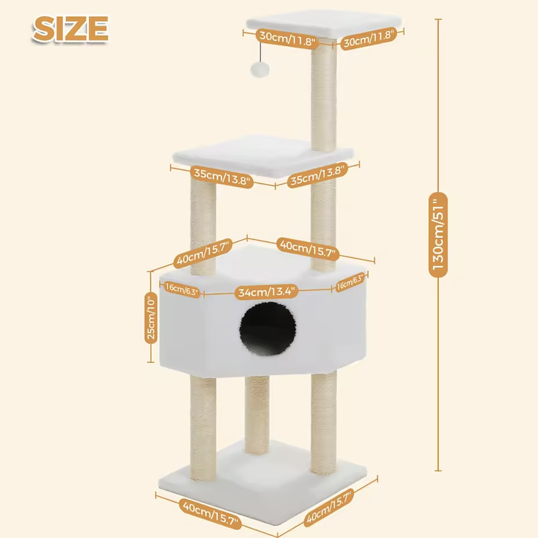 ¡Oferta! Árbol Rascador de 3 niveles  3