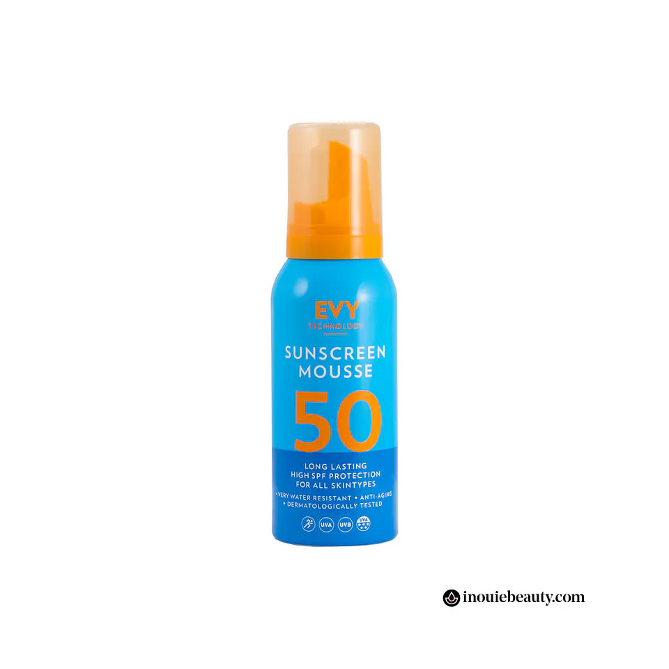 EVY Sunscreen Mousse SPF 50 1